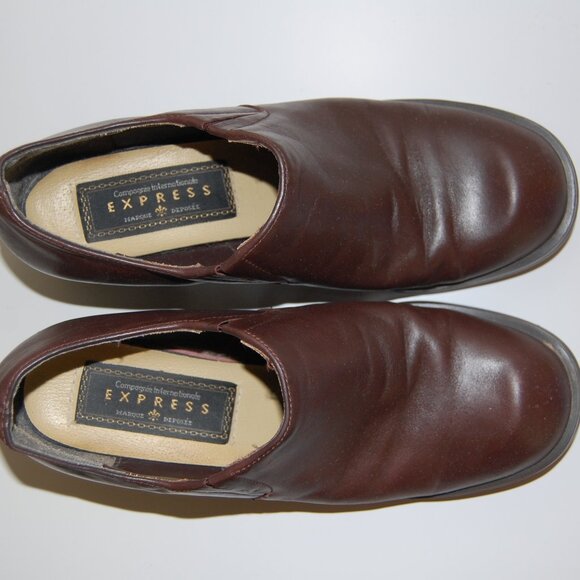 Express St. Michel Genuine Leather Shoes, Women Size US 8.5, Brown - Picture 12 of 13